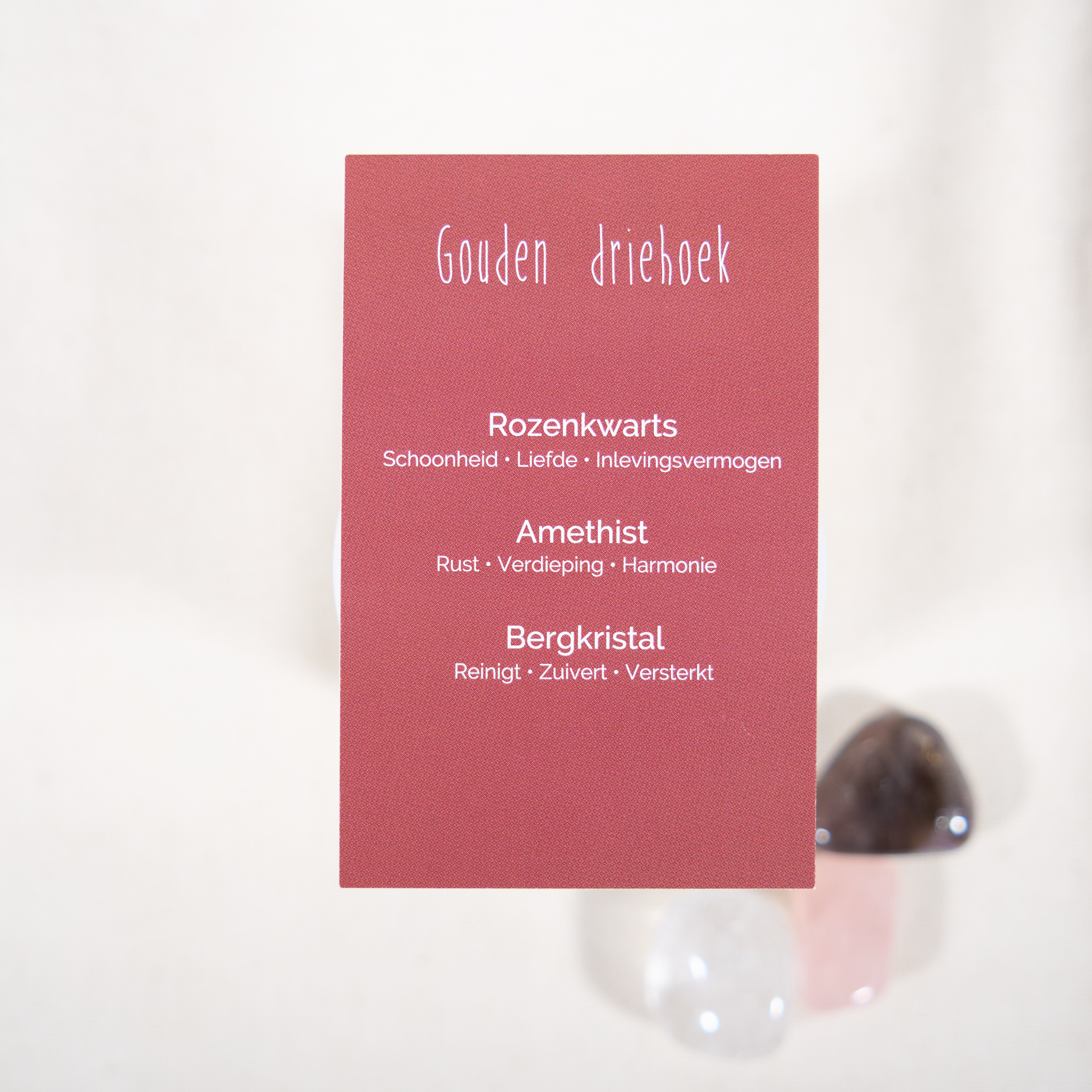 Edelstenen set • Gouden Driehoek